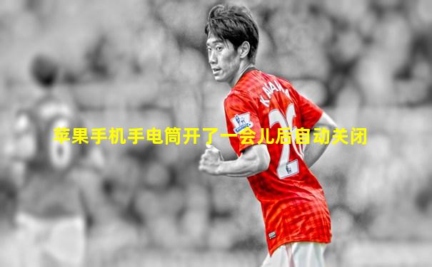 苹果手机手电筒开了一会儿后自动关闭
