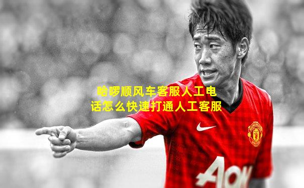 哈啰顺风车客服人工电话怎么快速打通人工客服