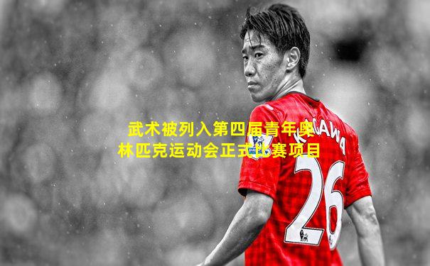 武术被列入第四届青年奥林匹克运动会正式比赛项目